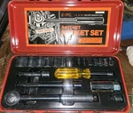 Buffalo 21-piece Socket Set 02-248 - Sae, 1/4" And 3/8" Drive Missing 2 Sockets. Fixed Price $24.99.