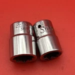 Snap-on Tm410 Mv412 8pt Sae Socket 1/4 Drive 3/8 Usa Set Of 2. Fixed Price $18.99.