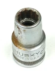 Husky 7/16" 12 Point Shallow Chrome Socket 1/2" Drive Ct1214 Usa Vintage. Fixed Price $5.00.
