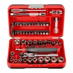 New Icon 1/4 In. Drive Compact Socket And Bit Set, 52-piece Rsxft-52. Fixed Price $69.98.