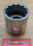 Snap On Ldh762 - 3/4" Drive 2-3/8" Shallow 12pt Chrome Socket. Fixed Price $99.95.