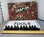 Snap On Tools 3/8" Quick Release Locking Socket Rail Black 11 Sockets. Fixed Price $62.99.