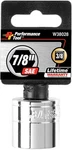 Performance Tool W38028 Chrome Socket 3/8" Drive 7/8" 6 Point Shallow. Fixed Price $12.73.