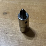 Snap-on#tmp21 - Chrome, 1/4 Dr., Phillips #2, Short Socket Driver-usa. Fixed Price $15.00.