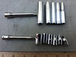 20mm50 Craftsman Socket Tool Assortment, 1/4" Drive: Assorted Sizes. Fixed Price $6.95.