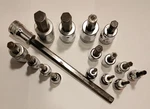 Snap On 16pc Allen/hex Sockets 3/8", 1/2" Drive,metric Sae,good Tools,ships Fast. Fixed Price $110.00.
