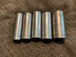 Craftsman -v- Series Sae Deep Chrome Socket 1/2" Drive 12pt. 1-1/8 11/16 5 Pc. Fixed Price $12.99.