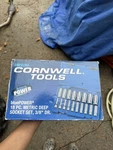 New Cornwell 3/8 Drive 7 Thru 24 Mm 6-pt Deep Socket Set In Case Cbp2lma. Fixed Price $200.00.