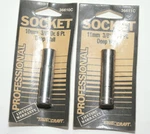 Nos (2) Truecraft 10mm & 11mm 6 Point Deep Sockets 3/8" Drive New Old Stock Usa. Fixed Price $10.99.