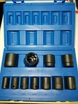 Grey Pneumatic 11pc 8-point Impact Socket Set, 1/2" Dr, To 1-1/8" #1311s. Fixed Price $204.59.