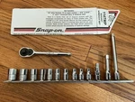 Snap On 114tmp 14 Piece 1/4 Drive Sae Shallow Socket Wrench Set. Fixed Price $179.99.