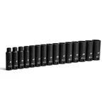 Capri Tools 3/8 In. Drive Deep Impact Socket Set, 6-point, Metric, 15-piece. Fixed Price $49.99.
