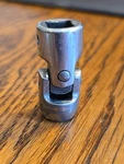 Proto Professional 5274 7/16" 3/8" Drive 12 Point Swivel/ Universal Socket Usa. Fixed Price $4.50.