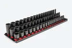 Tekton 3/8 Inch Drive Shallow, Semi-deep, And Deep 6-point Impact Socket Set. Fixed Price $210.00.