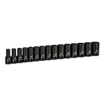 Capri Tools 3/8 In. Drive Semi-deep Impact Socket Set, 6-point, Metric, 15-piece. Fixed Price $46.99.