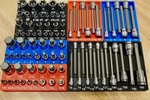Quinn Master Bit Socket Organizer Fits Harbor Freight 87pc Set #70347. Fixed Price $42.50.