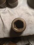 Truecraft-13/16 -3/4 Drive 6 Prong Impact Socket. Fixed Price $15.00.