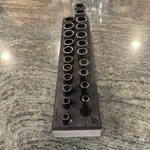 Snap On 22 Pc 3/8 Drive 1/4 -7/8 Shallow Deep Impact Set In Foam New. Fixed Price $699.95.