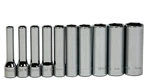 10pc 3/16 - 9/16", 1/4" Drive, 6 Point Deep Chrome Socket Set Williams Usa. Fixed Price $68.85.
