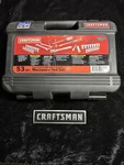 Nos Sears Craftsman Usa 53 Pc Mechanics Tool Set 35053 Socket Sae Metric. Fixed Price $169.99.
