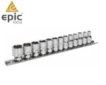 Sealey 13 Pce Metric Socket Set 1/4" Sq Dr Lock-on For Damaged Nuts, Ak2746. Fixed Price $22.14.
