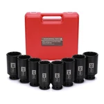 Mayouko 8pc 1/2" Deep Axle Nut Impact Socket Set Cr-mo 12 Pt Metric 29-39mm. Fixed Price $85.80.