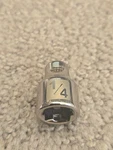 Craftsman 45821 1/4" 6pt Socket 3/8" Drive Easy Read Series Usa 3706. Fixed Price $3.95.