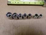 Craftsman Usa 7-piece8-point Double Square Socket Set. Fixed Price $40.50.