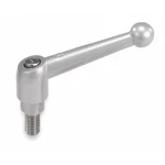 Kipp K0116.4a51x40 Adjustable Handle, Size: 4 1/2-13x40 Zinc, Black Satin,. Fixed Price $15.55.