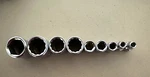 9 Piece Craftsman Ee Metric Socket Set 6 And 12 Point 1/4" 3/8" Drive. Fixed Price $12.25.