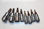 Snap-on Tools 3/8" 1/4" Drive Torx Tamper-resistant Bit Socket Set 8pcs Usa. Fixed Price $175.00.