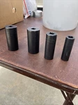 Set Of 4x - Snap-on Simlm360 1/2" Drive 6 Point Sae 1&1/8" Deep Impact Socket. Fixed Price $99.00.