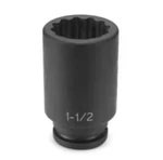 (a) New Old Stock Grey Pneumatic Soc 1-5/8 3/4d Imp 12pt Dp Blk. Fixed Price $39.99.