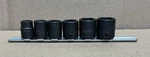 Snap On / Snap-on Imf 6 Pc 3/8" Drive 6pt Impact Sae Flank Shallow Sockets. Fixed Price $35.99.