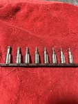 Snap-on 8 Piece 1/4 Drive Torx Bit Socket Set 106ttx Plus 2 T8-t40. Fixed Price $225.00.