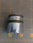 Snap-on Usa Swm251 Metric 1/2" Drive 25 Mm 12-point Chrome Socket Banded Vintage. Fixed Price $21.00.