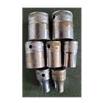 Snap-on 7-piece Shallow 12 Point 1/2" Drive Socket Set Incomplete 3/8"-1" Usa. Fixed Price $45.00.