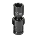 Grey Pneumatic 910ums 1/4" Surface Drive X 10mm Standard Universal Socket. Fixed Price $25.19.