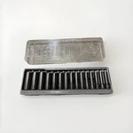Snap-on Tools 15pc 1/2" Flank Dr Deep Metric 6pt 10-24mm Impact Socket Set Mm. Fixed Price $299.98.