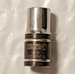 Matco Tools "silver Eagle" Sebre8, 1/4" Dr. E8 Inverted Torx Socket.. Fixed Price $13.89.