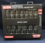 Icon I3um-13 Professional Impact Swivel Socket Set 1/2 Drive. Fixed Price $105.00.