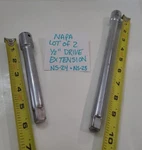 1/2" Extension Bar Napa Ns25 10", Ns24 6" Usa 2 Socket Extensions Vintage Tool. Fixed Price $19.86.