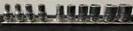 Snap On Usa 10-piece 6-point Sae 1/4" Drive Socket Set Tm Series 3/16 - 9/16". Fixed Price $129.95.