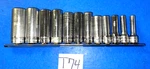 Snap-on Tools 12 Piece 3/8 Drive Sae. Deep Chrome Point Socket Set 211sfy. Fixed Price $230.00.