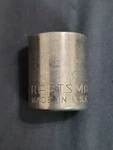 Craftsman Socket 9/16" - 3/8" Drive G1 44334 12 Pt Made In Usa D2. Fixed Price $7.75.