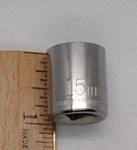 Vintage Craftsman 3/8" Dr 15mm 12 Pt Shallow Socket Metric Inverted G 44306 Usa. Fixed Price $8.26.