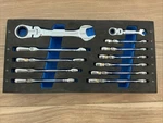 Bprw12msst - 12 Piece Cornwell 72-tooth Metric Stubby Ratcheting Wrench Set. Fixed Price $179.99.