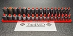Snap-on Tools Usa New 34pc 1/2" Drv. Metric Deep & Shallow 6pt Impact Socket Set. Fixed Price $1195.00.