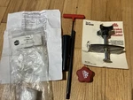 Mac Tools Lot(disc Brake Pad Spreader & Tire Valve Tool Kit). Fixed Price $40.00.