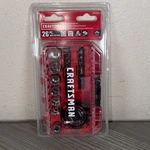Craftsman 1/4" Drive Sae/metric Palm Ratchet Set 26 Pc. Cmmt12004lz. Fixed Price $18.00.